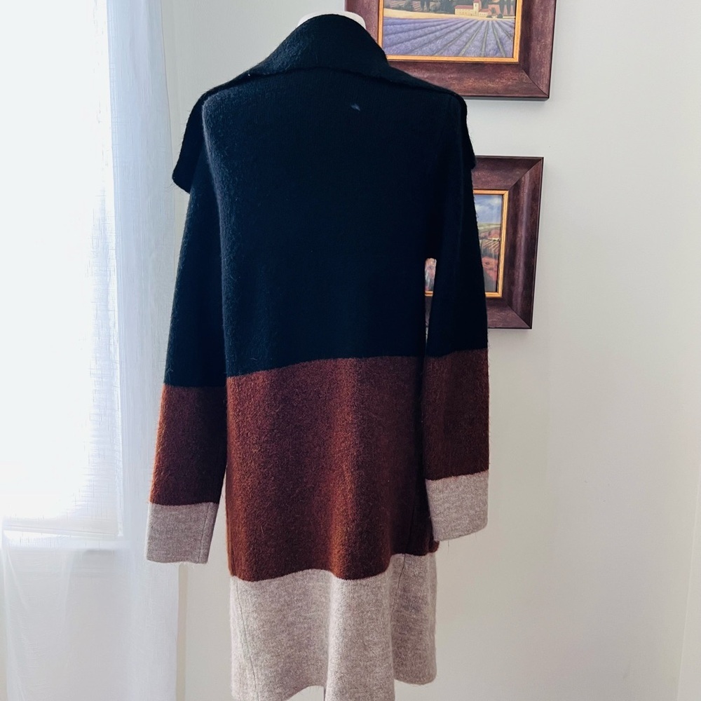 Max Studio Colorblock Open Front Cardigan Size Sm… - image 4